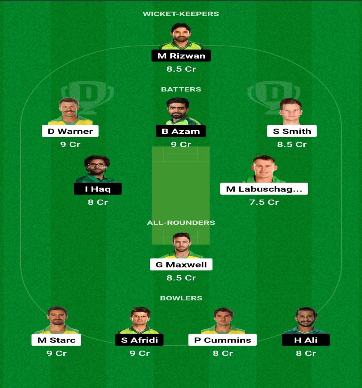 AUS vs PAK Dream11 Prediction