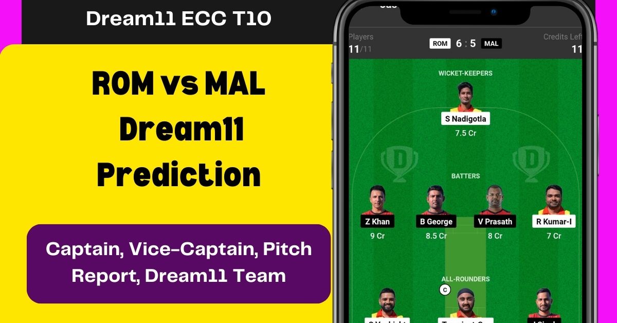 ROM vs MAL Dream11 Prediction Today Match Captain and Vice Captain Selection