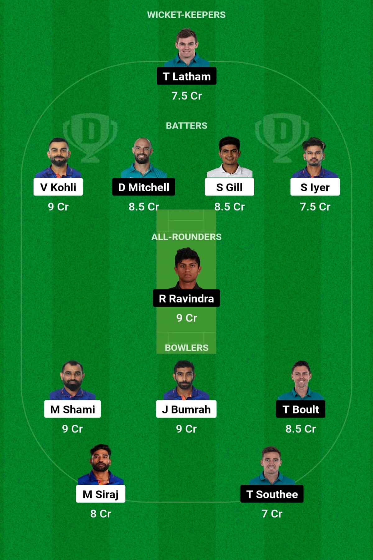 IND vs NZ Dream11 Prediction