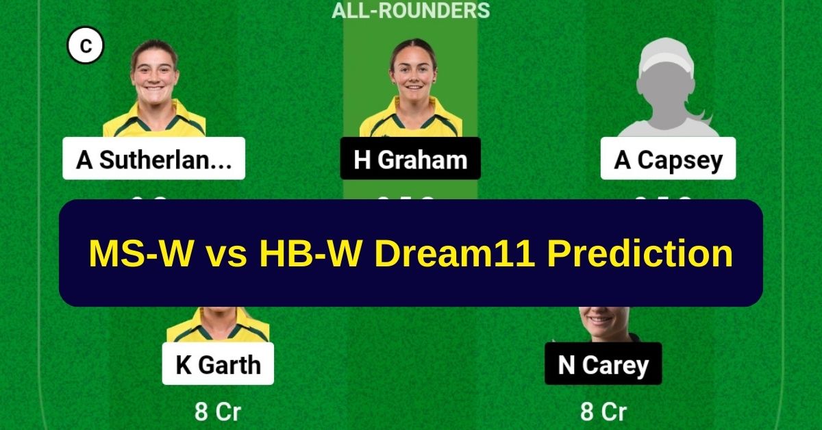 MS-W vs HB-W Dream11 Prediction