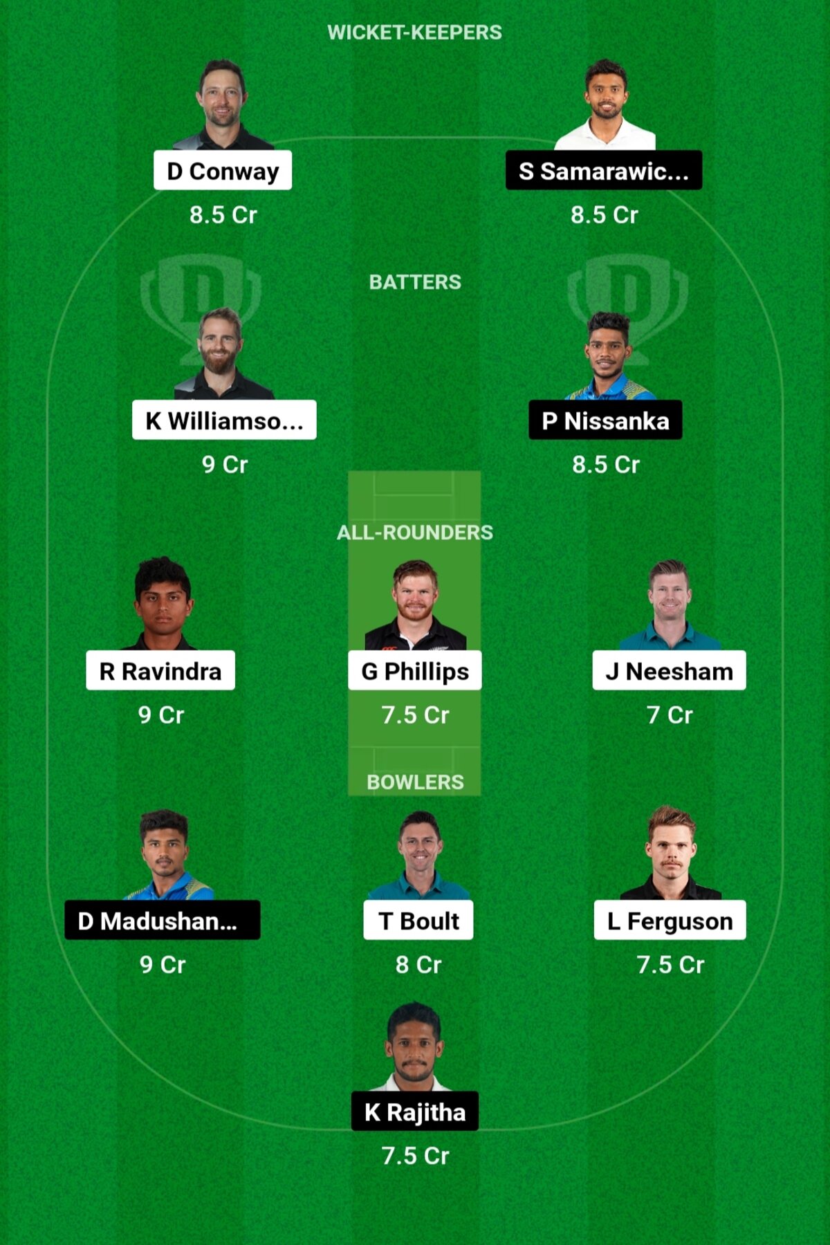 NZ vs SL Dream11 Prediction Today Match