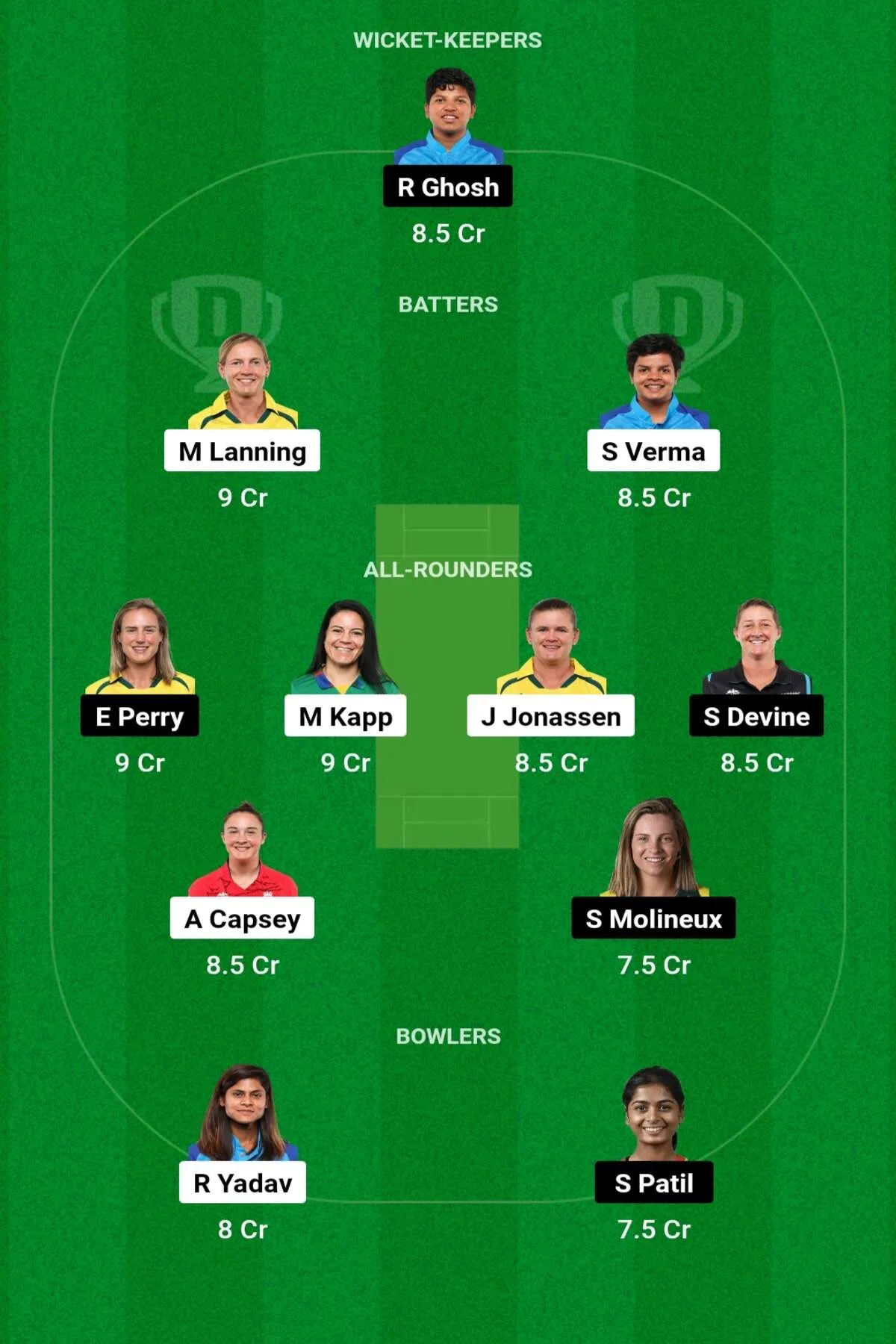 DEL-W vs BAN-W Dream11 Prediction: महिला प्रीमियर लीग फाइनल मैच में इस तरह से बनाएं Dream11 टीम, इस खिलाड़ी को बनाएं कप्तान एंव उपकप्तान DEL-W vs BAN-W Dream11 Prediction: महिला प्रीमियर लीग फाइनल मैच में इस तरह से बनाएं Dream11 टीम, इस खिलाड़ी को बनाएं कप्तान एंव उपकप्तान